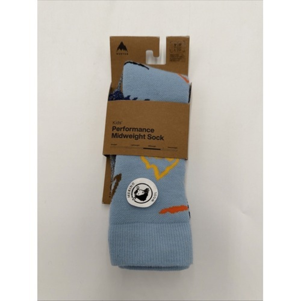 Burton Kid's Performance Midweight Socks Size M/L NEW Shoe 2-4